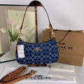 Coach Teri Shoulder Bag CAF82 Signature Denim | New