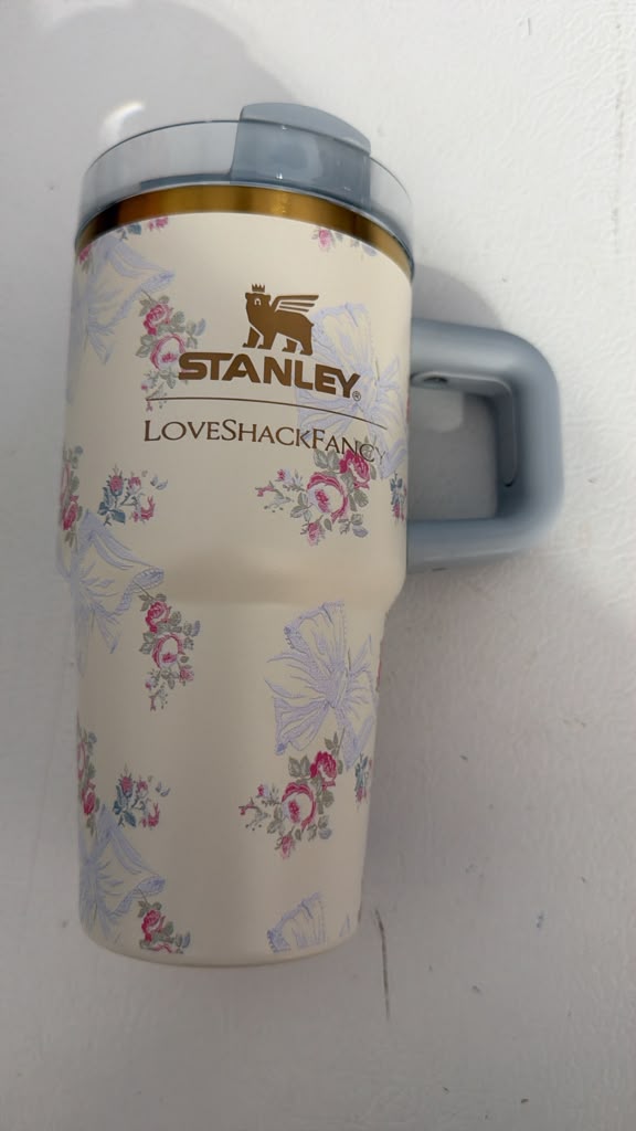 Stanley x LoveShackFancy Rosa Beaux Blue Quencher H2.0 FlowState Tumbler 20oz