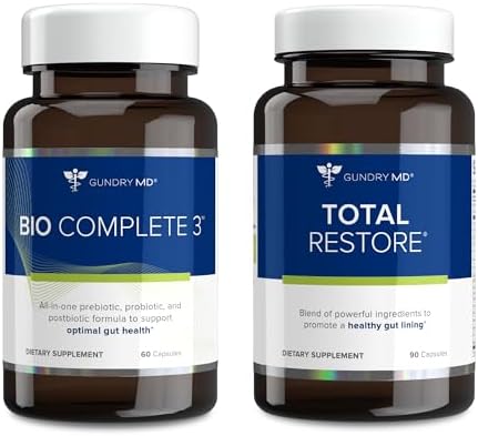 Gundry MD Bio Complete 3 and Total Restore Bundle