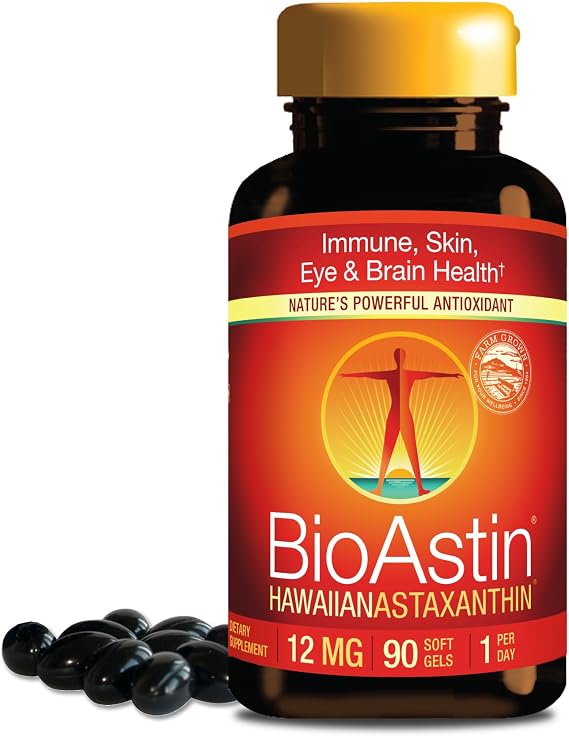 Nutrex Hawaii BioAstin Hawaiian Astaxanthin 12mg, 90 Softgels