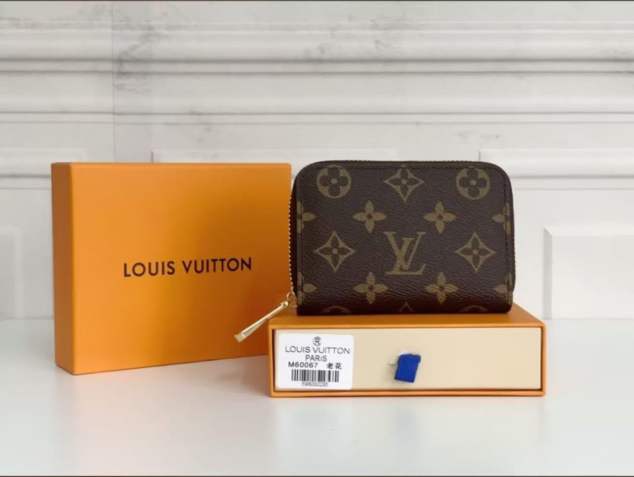 Louis Vuitton Monedero LV Plata Mujer Cartera Gao Jiahui unisex