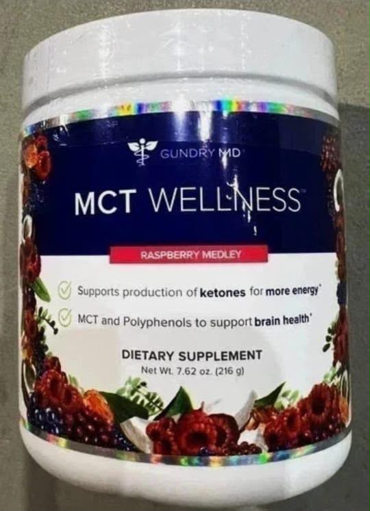Gundry MD MCT Wellness Raspberry Medley | 30 Servings