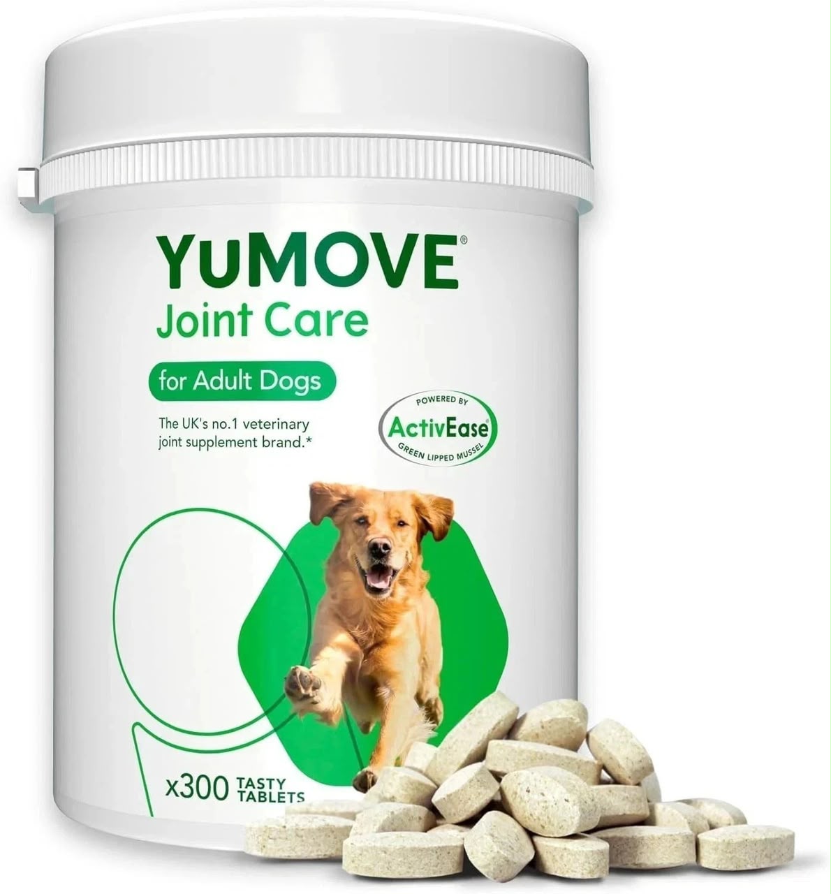YuMOVE Joint Supplement for Young & Active Dogs – 240 Tablets