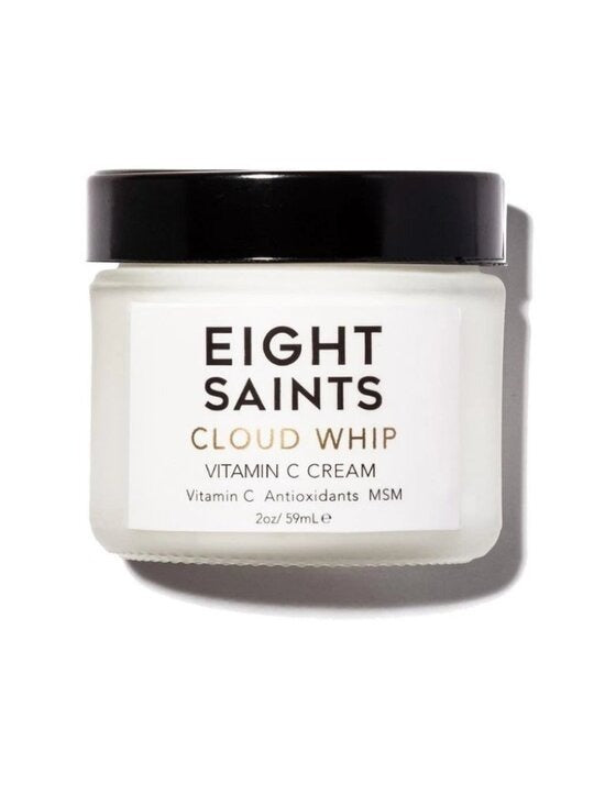 Eight Saints Cloud Whip Vitamin C Face Moisturizer – 2 oz | Anti-Aging Day Cream with Vitamin B5, Cocoa Butter & Jojoba Oil