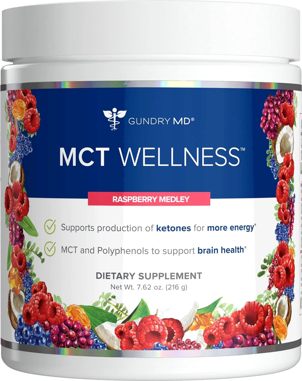 Gundry MD MCT Wellness Raspberry Medley | 30 Servings