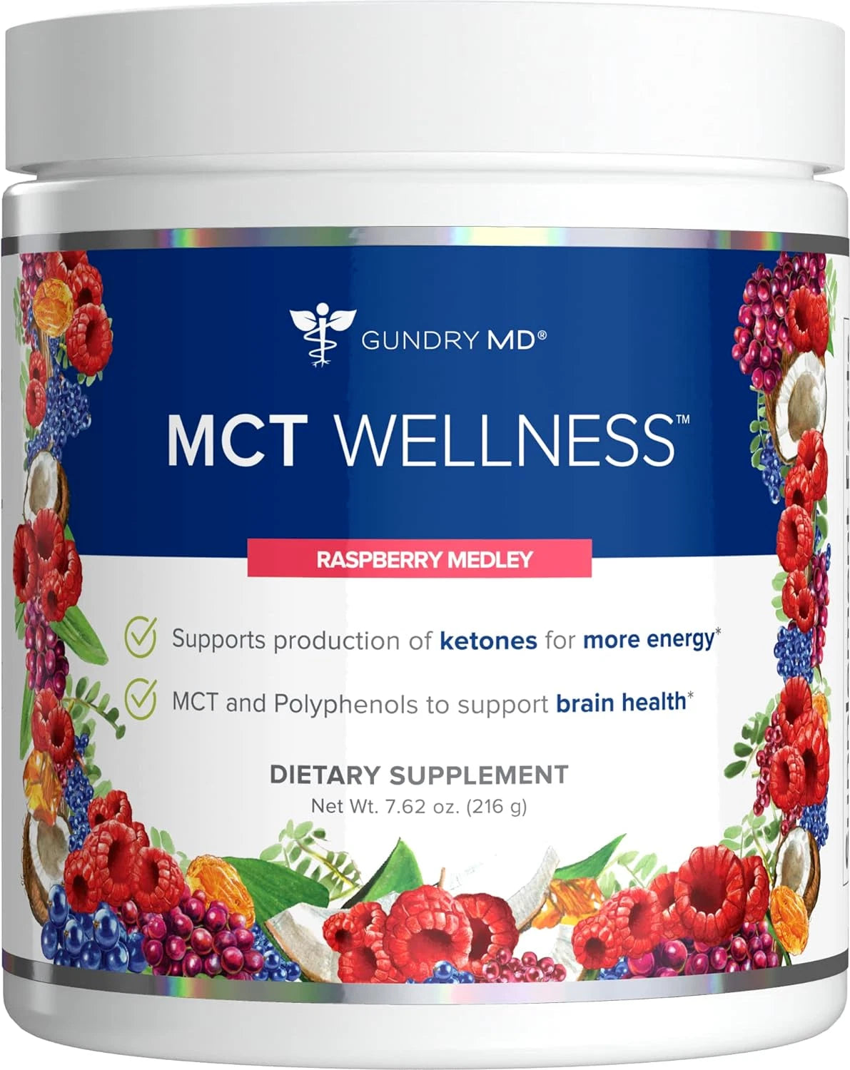 Gundry MD MCT Wellness Raspberry Medley | 30 Servings
