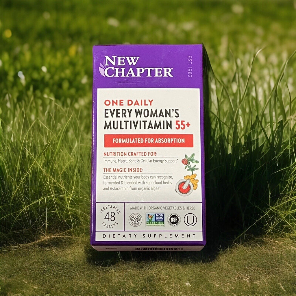 New Chapter Every Woman’s One Daily 55+ Multivitamin Tablets – 48 Count – Exp. 03/27