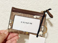 Coach x Peanuts Snoopy Mini Skinny ID Case Tan | C4593