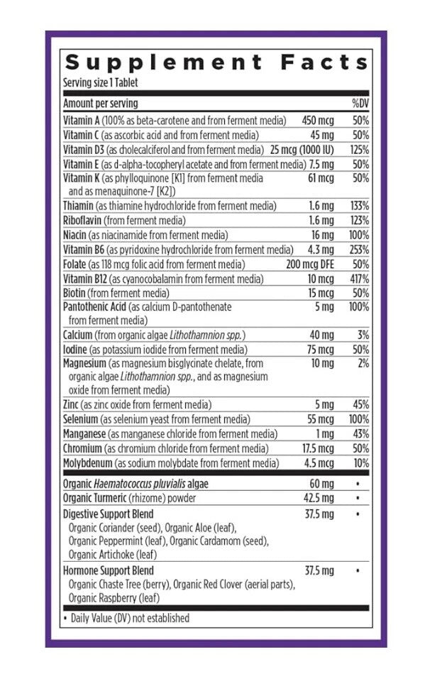 New Chapter Every Woman’s One Daily 55+ Multivitamin Tablets – 48 Count – Exp. 03/27