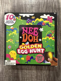 Nee Doh Golden Egg Hunt 10 Squishy Surprises Stress Reliever Toy – 10 Pack, Ages 3+